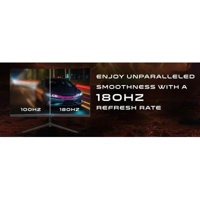 GAMEON GOC27F180VA Pro Series 27" FHD, 180Hz, MPRT 0.5ms, HDMI 2.1, VA Panel Curved Gaming Monitor (Supports PS5) - Black